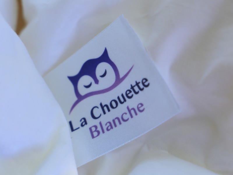 La Chouette Blanche - oreiller Plumes, très ferme, 65X65 cm